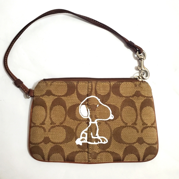 Coach Bags Coach Snoopy Wristlet Poshmark